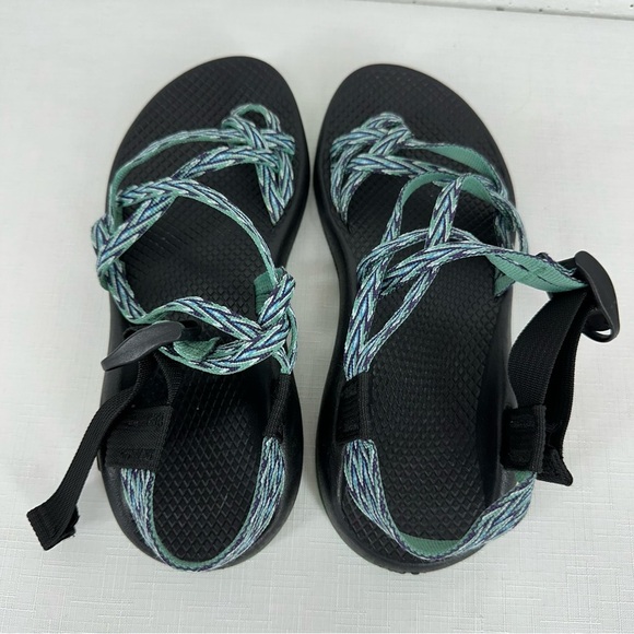 Chaco Women's size 7 ZX2 Yampa Dagger Green Blue Black Sandals - Picture 8 of 15